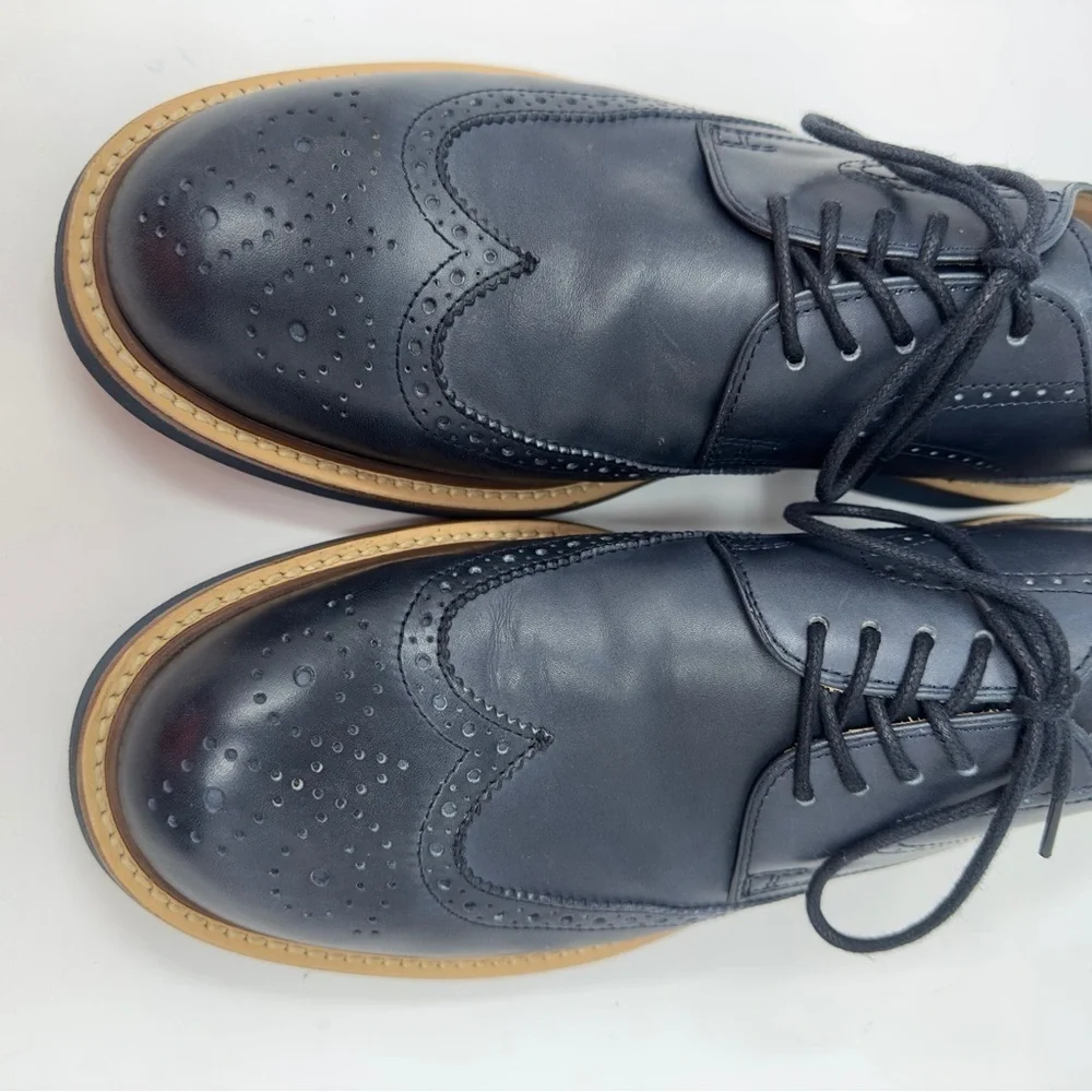 Tod’s Leather Oxford Lace Up Shoes Black